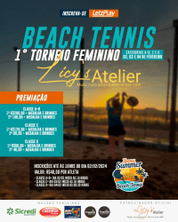 1º Torneio Feminino de Beach Tennis