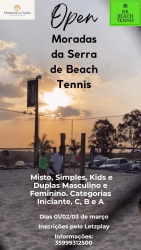Open Moradas da Serra de Beach Tennis - Simples Feminino Iniciante