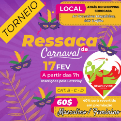 Ressaca de Carnaval  - Masculina C