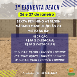 1º Esquenta Beach - Cat Fem Livre