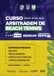 Curso de arbitragem BT - FPBT / SP (ON LINE)