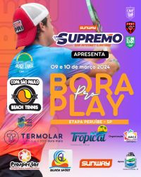 CBBT50/FPBT50 - COPA SÃO PAULO DE BEACH TENNIS - ETAPA PERUIBE / SPBT TOUR - AMADOR - Dupla Mista D