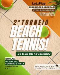 2° Torneio Racket Garden - Rei dos Reis - Simples Masculina 