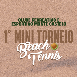 1° MINI TORNEIO BEACH TENNIS - FEMININA INICIANTE