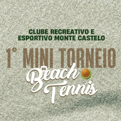 1° MINI TORNEIO BEACH TENNIS - MASCULINA INICIANTE