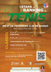 I Etapa do Ranking de Tenis AP 2024 - 2ª CLASSE FEMININA