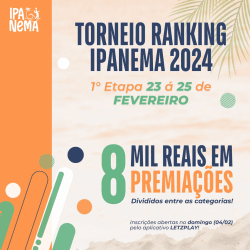 TORNEIO RANKING IPANEMA - 35+ masculino 