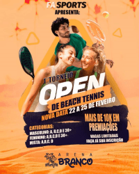 1º Open Arena Branco de Beach Tennis - Mista D