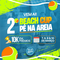 Segundo Beach Cup Pé na Areia Beach Club - INICIANTE FEMININO DUPLAS