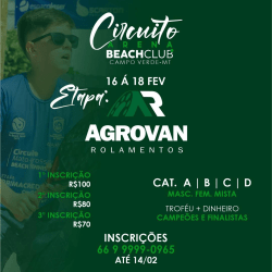 1ª Etapa Circuito Arena Beach Club - Categoria A Fem
