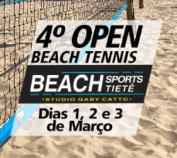 4º OPEN BT BS TIETE  - KIDS LIVRE até 13 anos