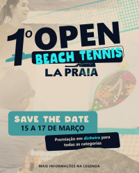 1º Open ADEMICON de Beach Tennis - La Praia