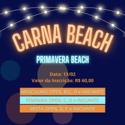 BOLÃO CARNA BEACH - FEMININA Open