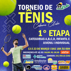 Circuito de Tênis Cabana Clube  - MASCULINO D