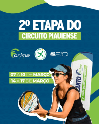 2º etapa circuito Piauiense de Beach tennis - Etapa Prime beach - Categoria Mista Open