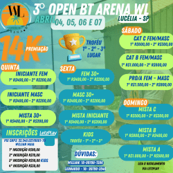 3° OPEN BT ARENA WL