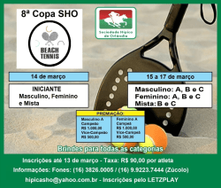 8 Copa Sho de Beach Tennis  - Masculino C