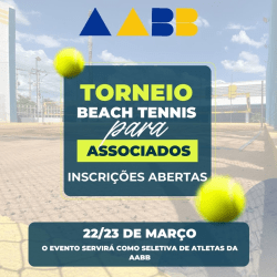 TORNEIO PARA ASSOCIADOS DA AABB - MASCULINA OPEN