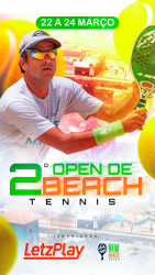 2° Open de Beach tennis New Beach Nova Ponte MG Categoria Simples  - Categoria Masculino Simples C/D