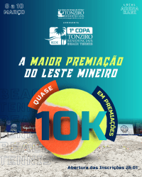 1ª COPA TONZIRO BEACH TENNIS - Arena Dani - GOV. VALADARES - SIMPLES MASC OPEN