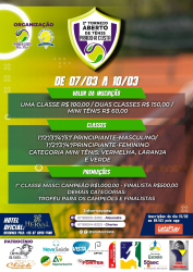 2° Torneio Aberto de Tênis Prado & Costa - 2 classe Masc.
