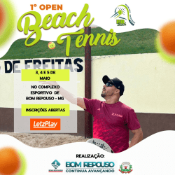 1°Open BR Beach  - Simples A/B Masculino 