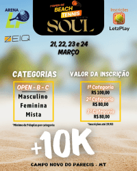 1º Open REVISTA SOUL de Beach Tennis