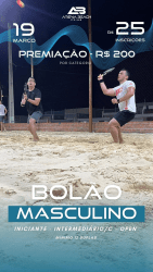 BOLÃO MASCULINO  - MASCULINO INTERMEDIARIO/C 