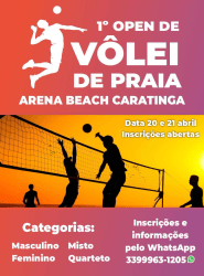 1º Opena de Vôlei de Praia Arena Beach Caratinga  - Feminina livre 