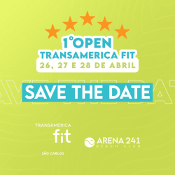 1º OPEN TRANSAMERICA FIT DE BEACH TENNIS  - CAT - B FEMININA