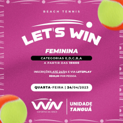 LET'S WIN - FEMININO - FEMININO C