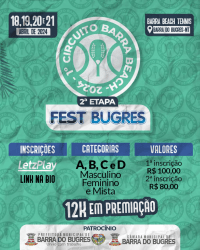 Circuito Barra Beach - 2ª etapa Fest Bugres - FEMININO D