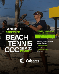 ABERTO DE BEACH TENNIS CCC - MASCULINO B