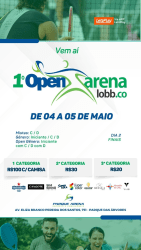 1º OPEN ARENA LOBB.CO - MASCULINO INICIANTE