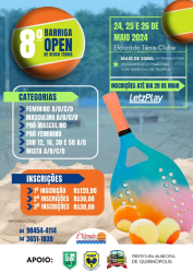 CBBT200/FGOBT200 - 8º BARRIGA OPEN DE BEACH TENNIS - AMADOR - Dupla Mista D