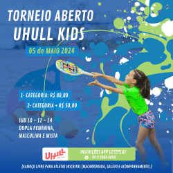 Torneio Aberto KIDS - Sub 14 - Dupla masculina