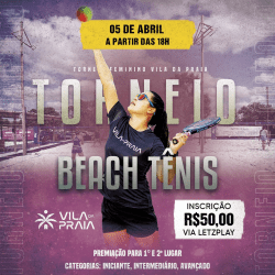 1º Flash Vila da Praia Feminino - Feminina Iniciante