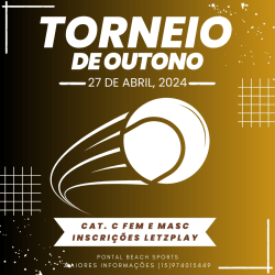 TORNEIO DE OUTONO PONTAL BEACH SPORTS