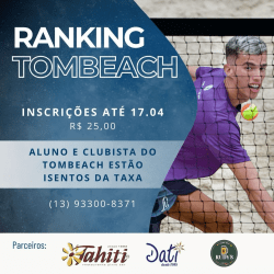 Ranking TomBeach C/D feminino