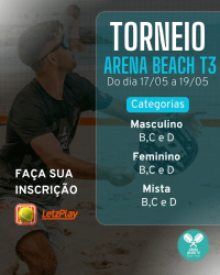 Torneio Arena Beach T3 - Categoria Masculina B