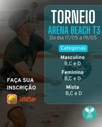 Torneio Arena Beach T3 - Categoria Masculina D