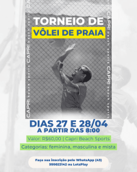 Torneio de Vôlei de Praia Capri  - Mista