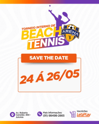 TORNEIO INTERNO  ¨ARENA BELÉM¨ DE BEACH TENNIS - FEMININO - D