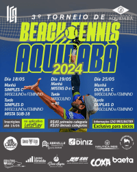 3⁰ Torneio Interno de Beach Tennis - AQUIDABÃ 2024 - Dupla Feminina D