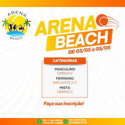 TORNEIO DE INAUGURAÇÃO ARENA BEACH