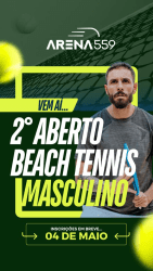 2° Aberto Masculino de Beach Tennis - Arena 559