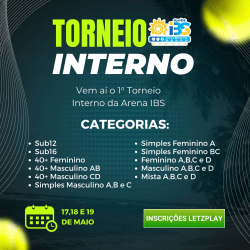 1° Torneio interno Arena IBS