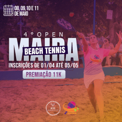 4º OPEN MAIRA BEACH TENNIS  - MISTA C