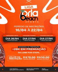 1ª ETAPA - LIGA ORLA BEACH  - Mista D