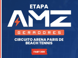 FABT300 - ETAPA AMZ - CIRCUITO PARIS DE BEACH TENNIS - AMADORES - Dupla Mista D